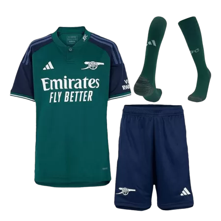 Arsenal Kids Kit 2023/24 Third Away (Shirt+Shorts+Socks) - Best Soccer Players