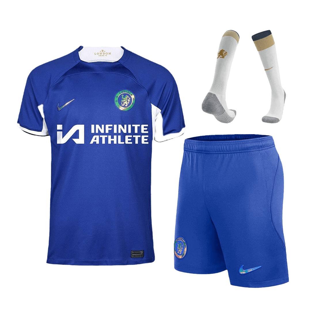 New Chelsea Soccer Kit 2023/24 Home (Shirt+Shorts+Socks) 
 - Best Soccer Players