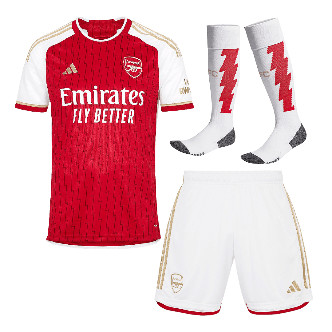 Arsenal Kids Kit 2023/24 Home (Shirt+Shorts+Socks) - Best Soccer Players