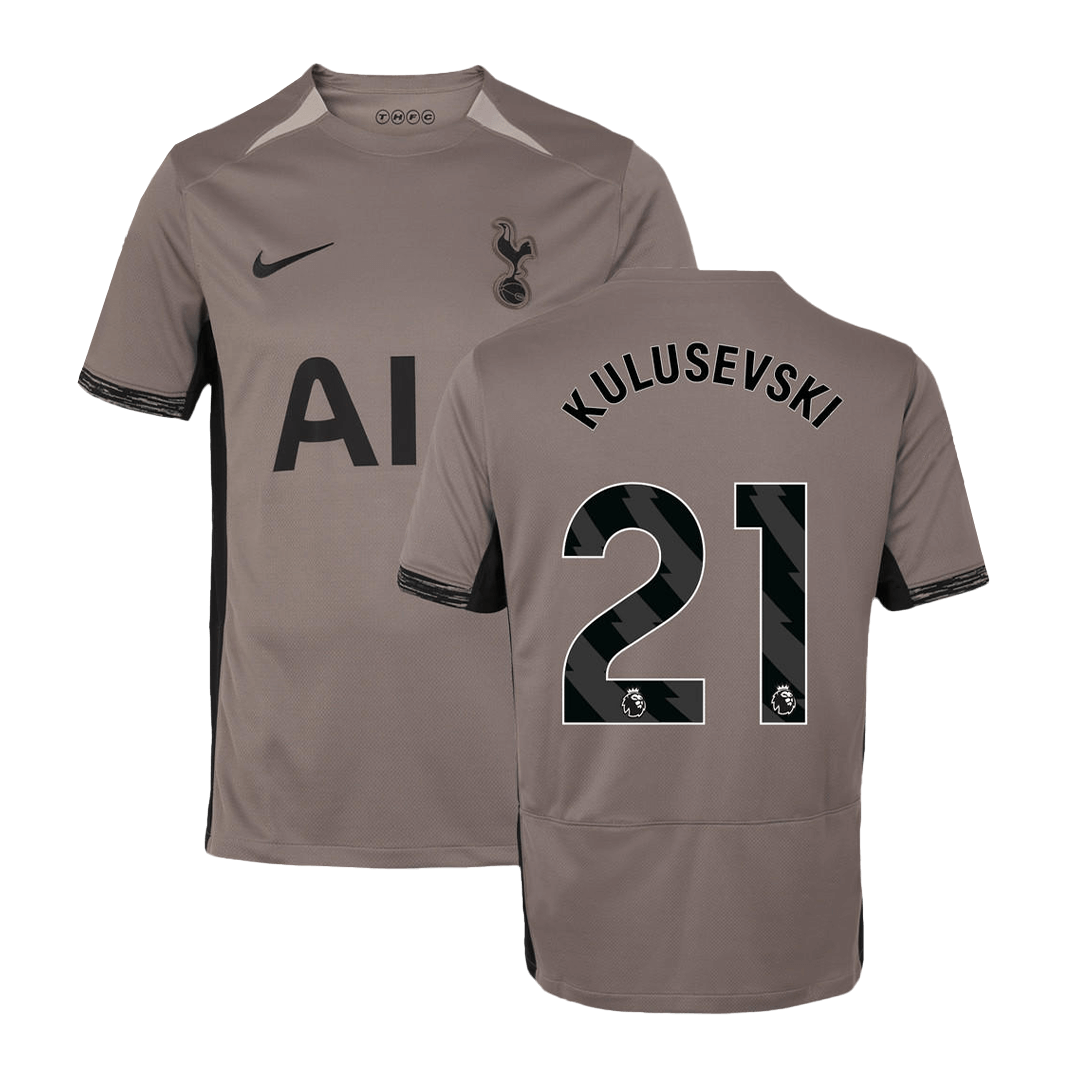 KULUSEVSKI #21 New Tottenham Hotspur Jersey 2023/24 Third Away Soccer Shirt - Best Soccer Players