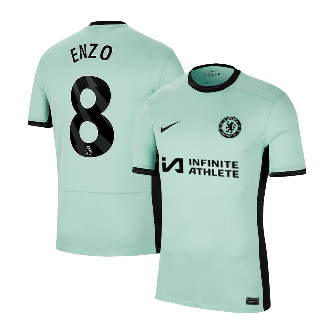 ENZO #8 New Chelsea Jersey 2023/24 Third Away Soccer Shirt - Best Soccer Players