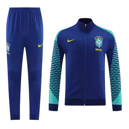 New Brazil Training Kit (Top+Pants) 2023/24 Navy - Best Soccer Players