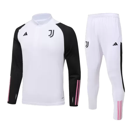 New Juventus Training Kit (Top+Pants) 2023/24 White Kids - Best Soccer Players