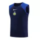 Al Nassr Jersey 2023/24 Pre-Match Soccer Sleeveless Top Blue&Black - Best Soccer Players