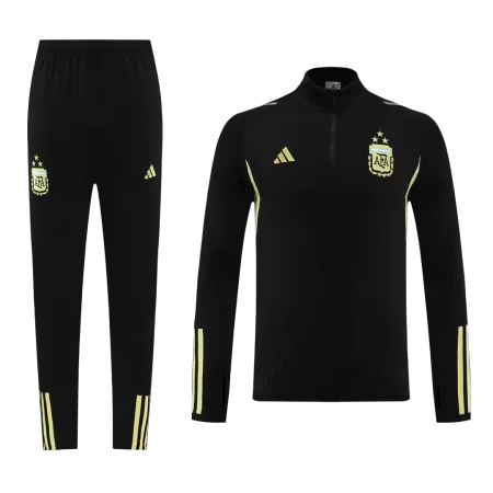 New Argentina Training Kit (Top+Pants) 2023/24 Black - Three Stars - Best Soccer Players