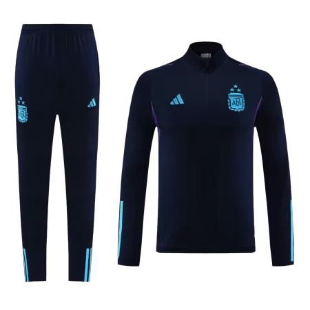 New Argentina Training Kit (Top+Pants) 2023/24 Navy - Three Stars - Best Soccer Players