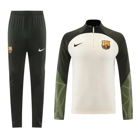 New Barcelona Training Kit (Top+Pants) 2023/24 Cream Men - Best Soccer Players
