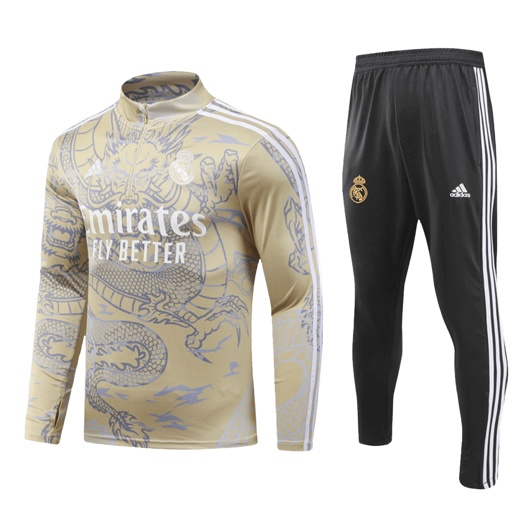 New Real Madrid Training Kit (Top+Pants) 2023/24 Yellow Men - Best Soccer Players
