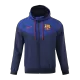 New Barcelona Hoody Jacket 2023/24 Navy - Best Soccer Players