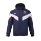 New PSG Hoody Jacket 2023/24 Navy - Best Soccer Players