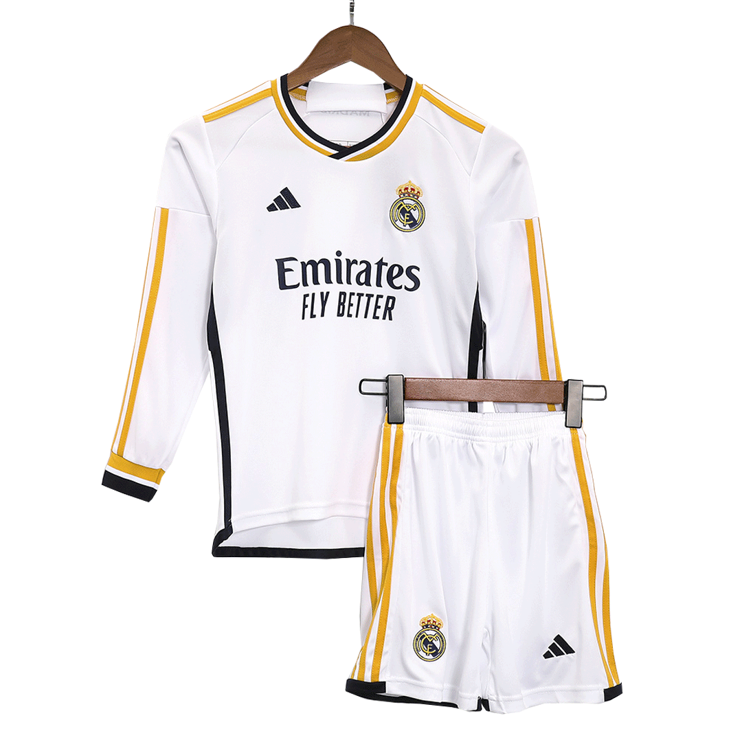 
Kids Real Madrid Custom Home Soccer Kits 2023/24 - Best Soccer Players