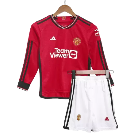 
Kids Manchester United Custom Home Soccer Kits 2023/24 - Best Soccer Players