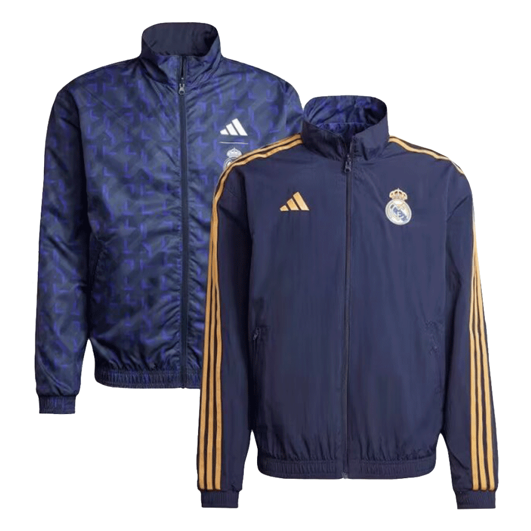 New Real Madrid Reversible Jacket 2023/24 Navy - Best Soccer Players