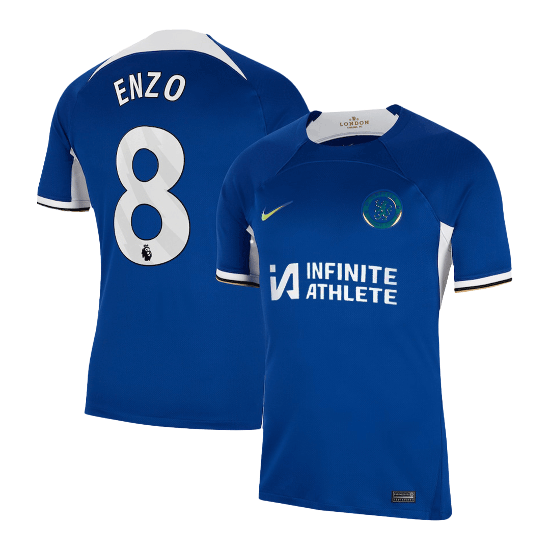 ENZO #8 New Chelsea Jersey 2023/24 Home Soccer Shirt - Best Soccer Players
