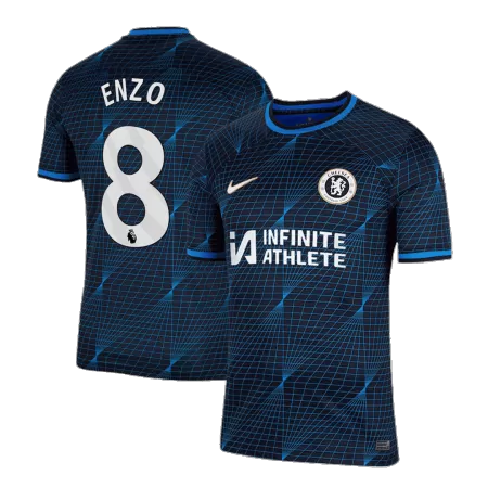 ENZO #8 New Chelsea Jersey 2023/24 Away Soccer Shirt - Best Soccer Players