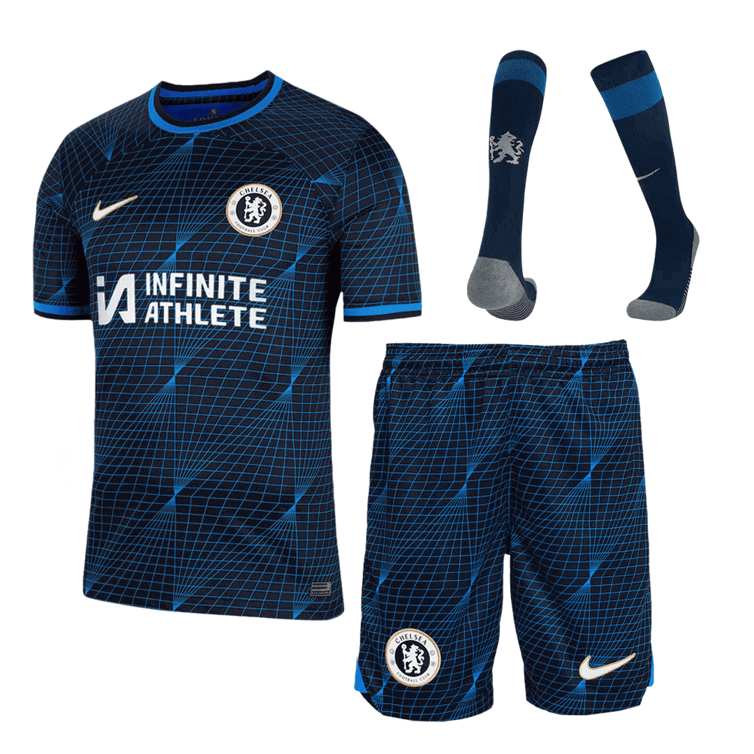 New Chelsea Soccer Kit 2023/24 Away (Shirt+Shorts+Socks) 
 - Best Soccer Players