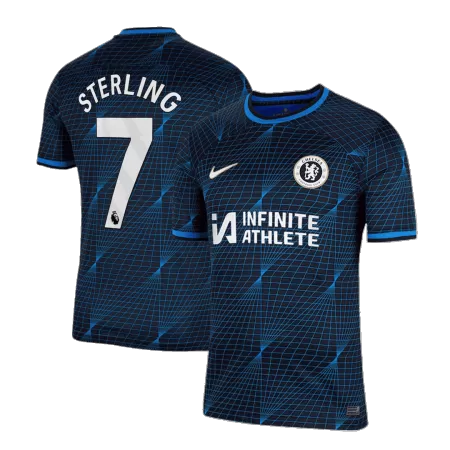 STERLING #7 New Chelsea Jersey 2023/24 Away Soccer Shirt - Best Soccer Players