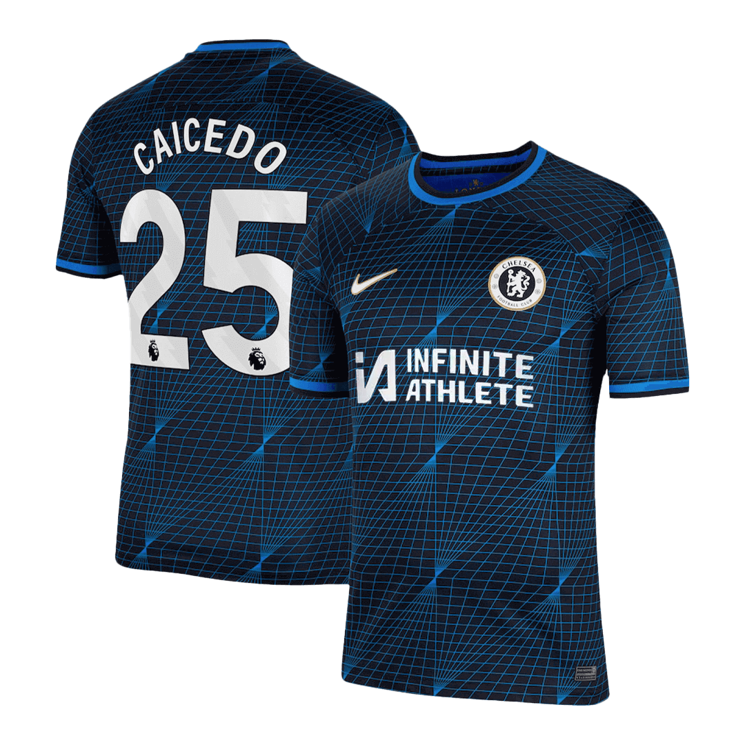 CAICEDO #25 New Chelsea Jersey 2023/24 Away Soccer Shirt - Best Soccer Players