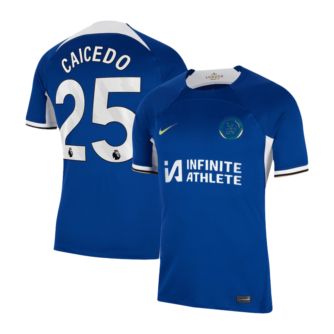 CAICEDO #25 New Chelsea Jersey 2023/24 Home Soccer Shirt - Best Soccer Players
