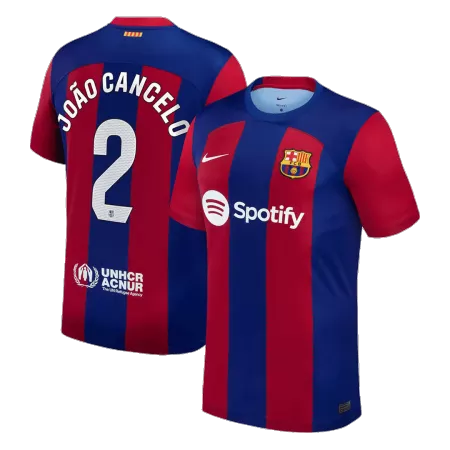 JOÃO CANCELO #2 New Barcelona Jersey 2023/24 Home Soccer Shirt - Best Soccer Players