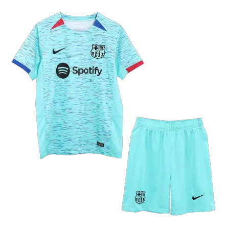 New Barcelona Soccer Kit 2023/24 Third Away (Shirt+Shorts) 
 - Best Soccer Players