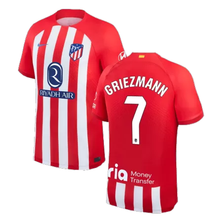 GRIEZMANN #7 New Atletico Madrid Jersey 2023/24 Home Soccer Shirt - Best Soccer Players
