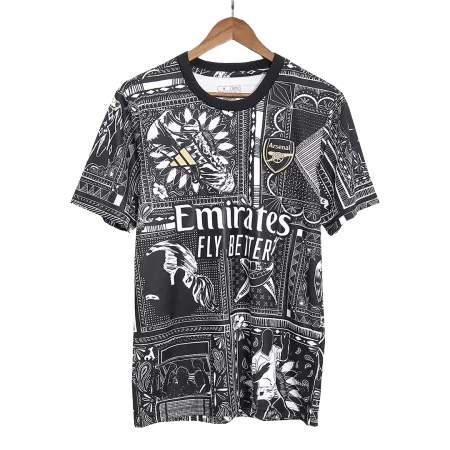 New Arsenal X Ian Wright  Jersey 2023/24 Black Pre-Match Soccer Shirt - Best Soccer Players