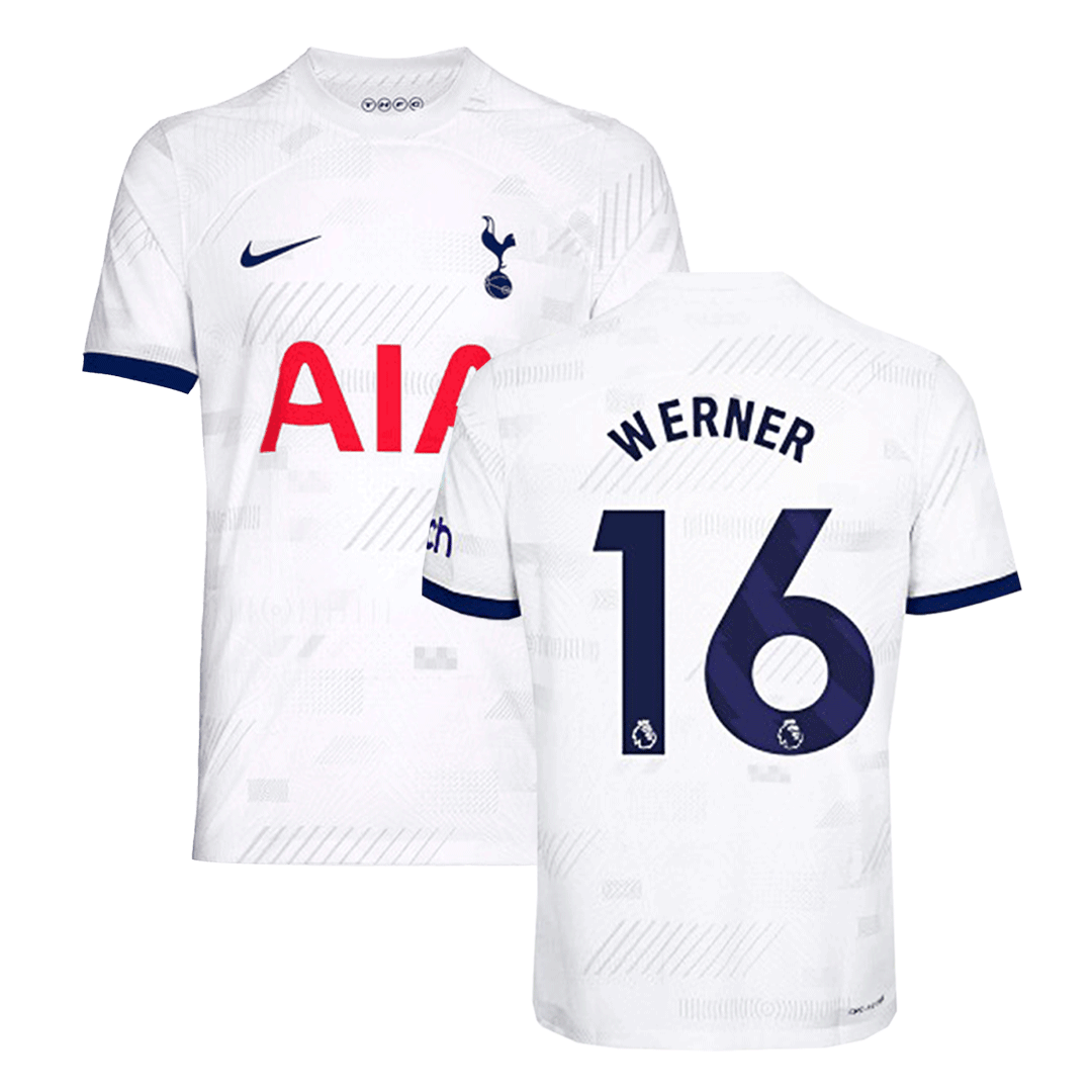 WERNER #16 New Tottenham Hotspur Jersey 2023/24 Home Soccer Shirt Authentic Version - Best Soccer Players