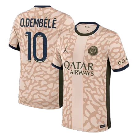 O.DEMBÉLÉ #10 New PSG Jersey 2023/24 Fourth Away Soccer Shirt - Best Soccer Players