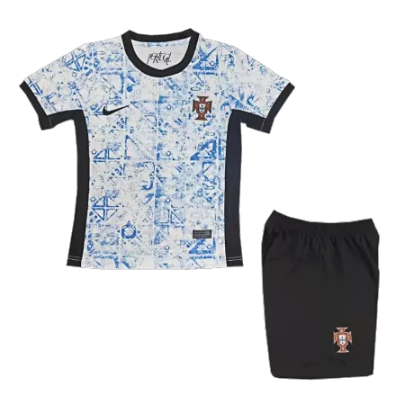 Portugal Kids Kit 2024 Away (Shirt+Shorts) - Best Soccer Players