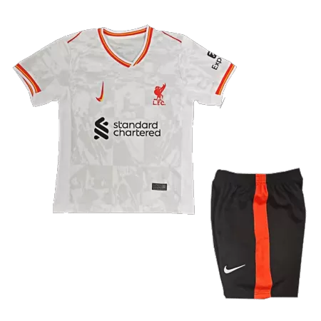 Liverpool Kids Kit 2024/25 Third Away (Shirt+Shorts) - Best Soccer Players