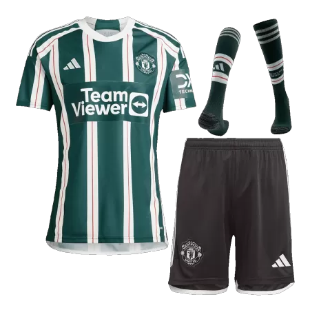 New Manchester United Soccer Kit 2023/24 Away (Shirt+Shorts+Socks) 
 - Best Soccer Players