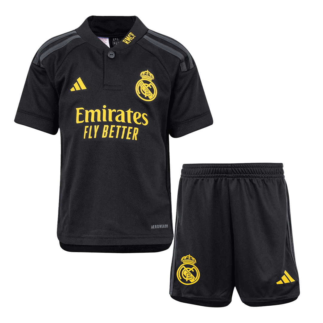 Real Madrid Kids Kit 2023/24 Third Away (Shirt+Shorts) - Best Soccer Players