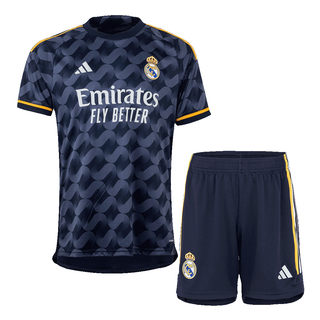 New Real Madrid Soccer Kit 2023/24 Away (Shirt+Shorts) 
 - Best Soccer Players