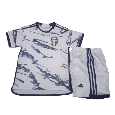 Italy Kids Kit 2023/24 Away (Shirt+Shorts) - Best Soccer Players