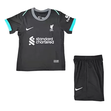 Liverpool Kids Kit 2024/25 Away (Shirt+Shorts) - Best Soccer Players