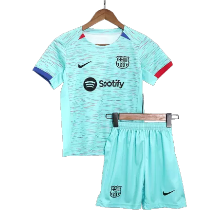 Barcelona Kids Kit 2023/24 Third Away (Shirt+Shorts) - Best Soccer Players
