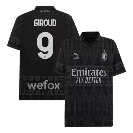 GIROUD #9 New AC Milan X Pleasures Jersey 2023/24 Fourth Away Soccer Shirt - Best Soccer Players