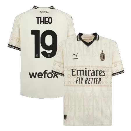 THEO #19 New AC Milan X Pleasures Jersey 2023/24 Fourth Away Soccer Shirt - Best Soccer Players