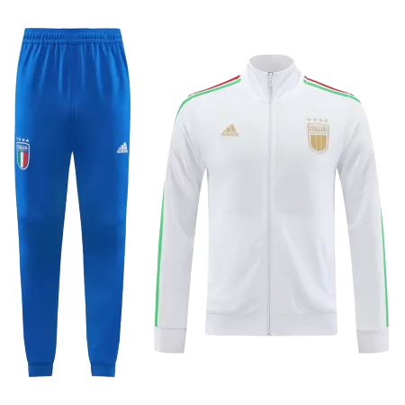 New Italy Training Kit (Top+Pants) 2024/25 White Men - Best Soccer Players