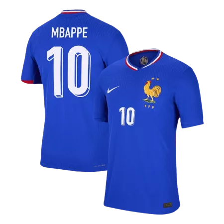 MBAPPE #10 New France Jersey 2024 Home Soccer Shirt Authentic Version - Best Soccer Players