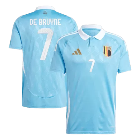 DE BRUYNE #7 New Belgium Jersey 2024 Away Soccer Shirt - Best Soccer Players