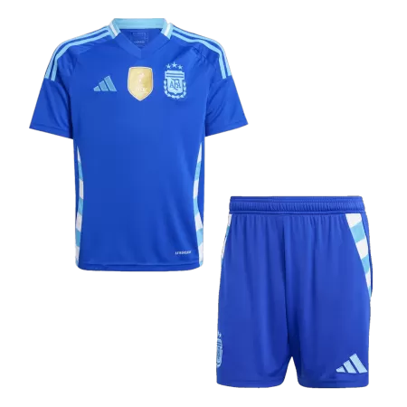 Argentina Kids Kit 2024 Away (Shirt+Shorts) - Best Soccer Players