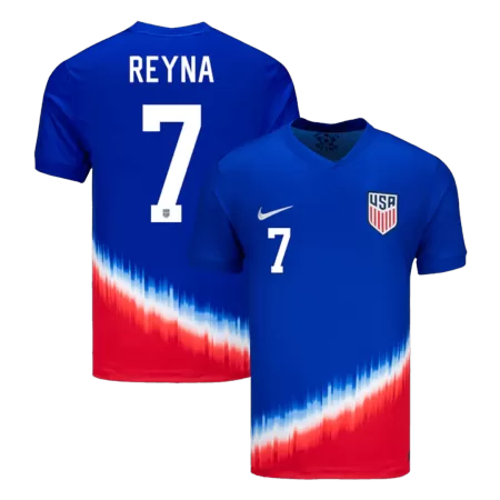 REYNA #7 New USA Jersey 2024 Away Soccer Shirt - Best Soccer Players