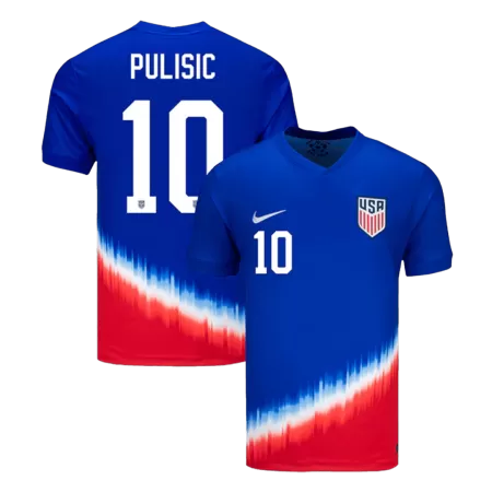 PULISIC #10 New USA Jersey 2024 Away Soccer Shirt - Best Soccer Players