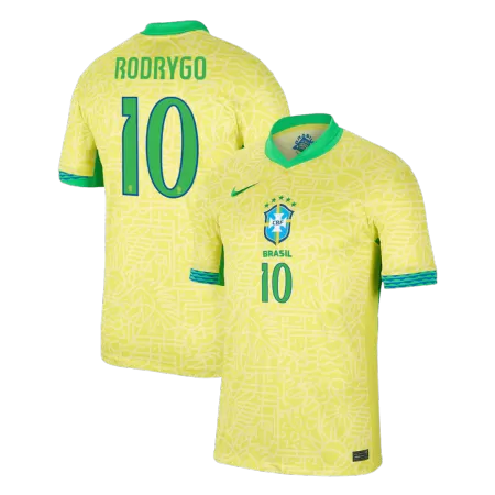 RODRYGO #10 New Brazil Jersey 2024 Home Soccer Shirt - Best Soccer Players