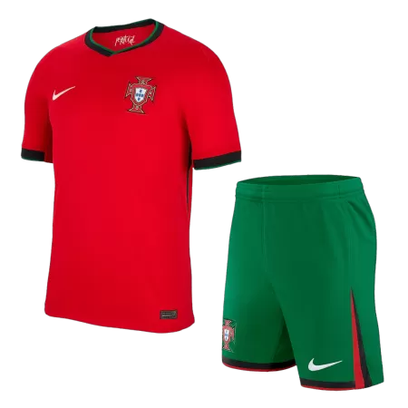 New Portugal Soccer Kit 2024 Home (Shirt+Shorts) 
 - Best Soccer Players