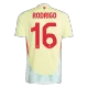 RODRIGO #16 New Spain Jersey 2024 Away Soccer Shirt - Best Soccer Players