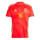RODRIGO #16 New Spain Jersey 2024 Home Soccer Shirt - Best Soccer Players
