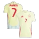 MORATA #7 New Spain Jersey 2024 Away Soccer Shirt - Best Soccer Players